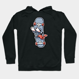 skateboarding skeleton Hoodie